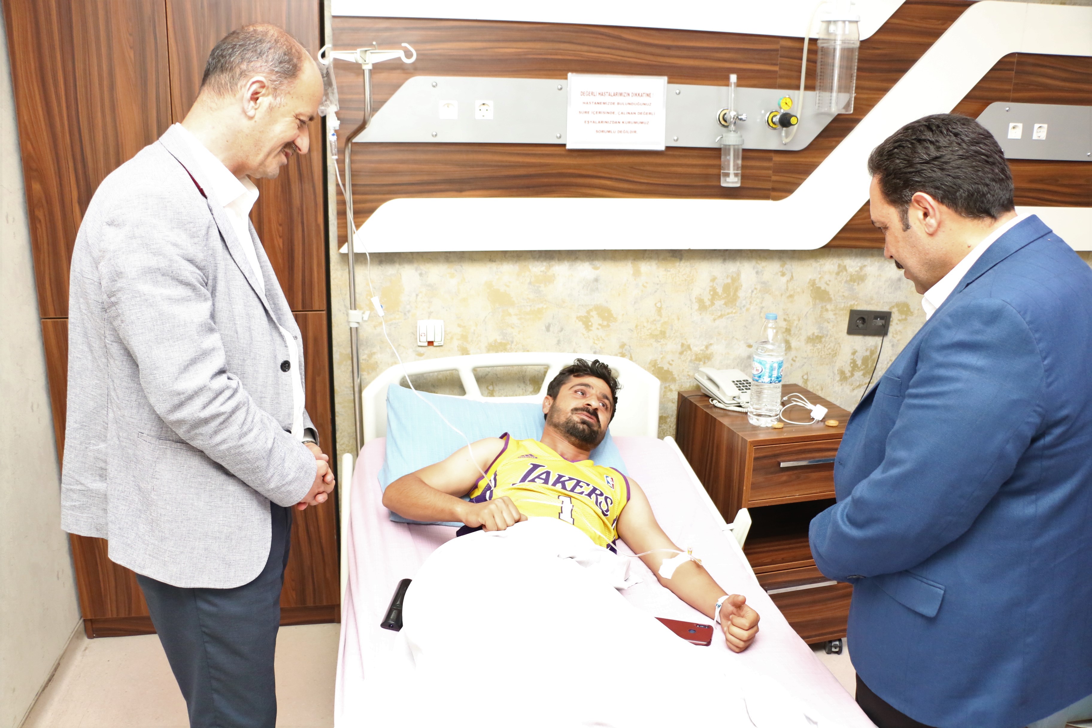 Hastanede Yatan 15 Temmuz Gazimizi Ziyaret Ettik.