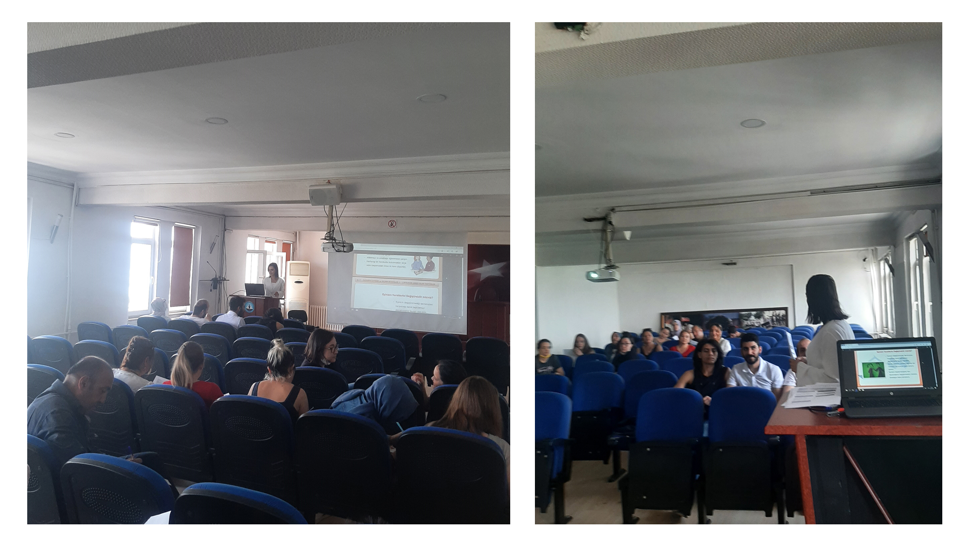 İskenderun Halk Eğitim Merkezi  kursiyerlerine  “Evlilikte İletişim ve Yaşam Becerileri ” konulu seminer verildi.