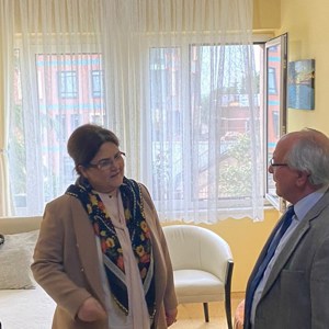 Our Minister Derya YANIK Exchanged Bairam Greetings with Residents of Nursing Homes in Istanbul - fotoğraf 1