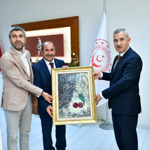 BAŞKAN ÇINAR VE BERABERİBDEKİ HEYET İL MÜDÜRÜMÜZÜ ZİYARET ETTİ - fotoğraf 1