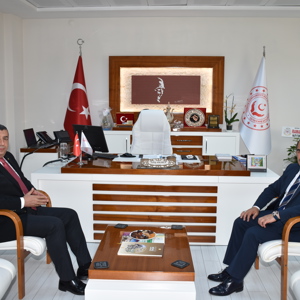 TİCARET BORSASI BAŞKANI RAMAZAN ÖZCAN, İL MÜDÜRÜMÜZÜ ZİYARET ETTİ - fotoğraf 2