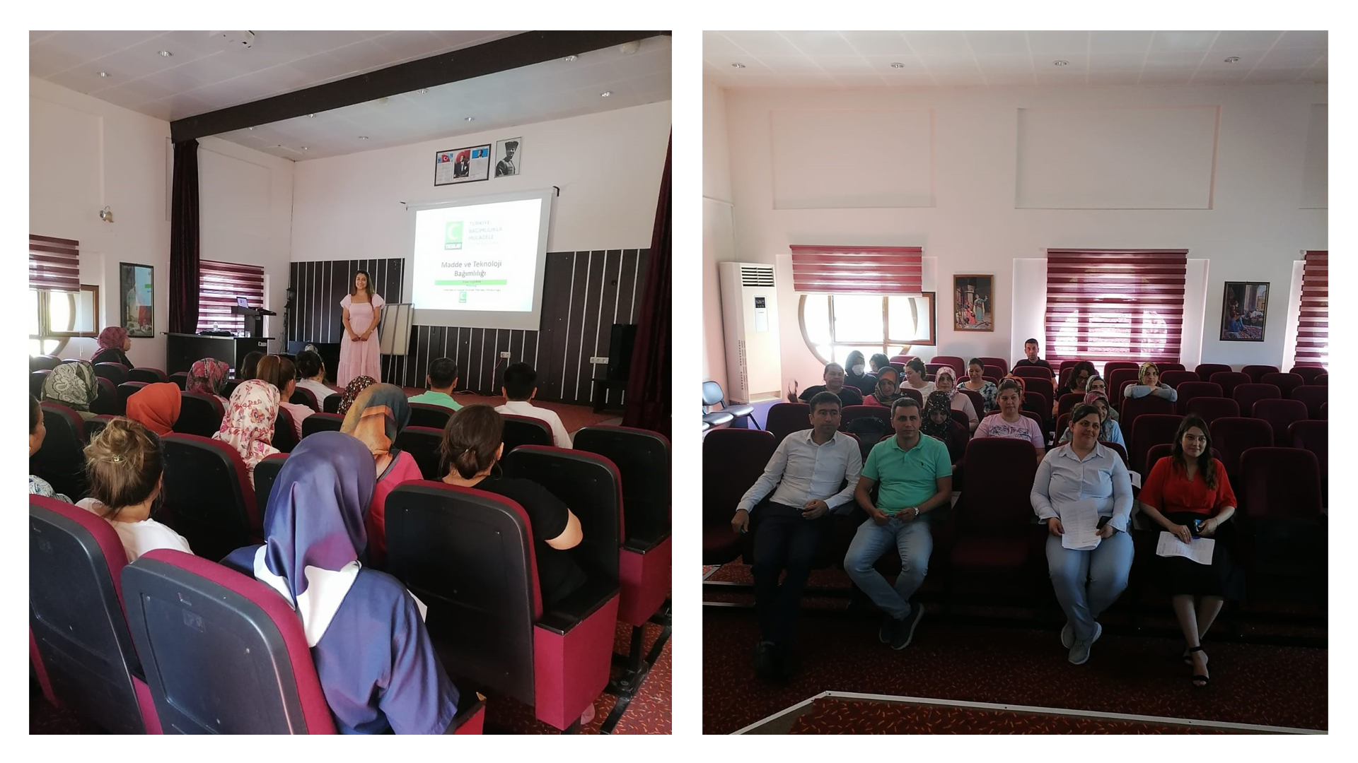 Hacı Pervin Tosyalı Çocuk Evleri Sitesi Müdürlüğünde çalışan personele yönelik “Madde ve Teknoloji Bağımlılığı” semineri verildi.