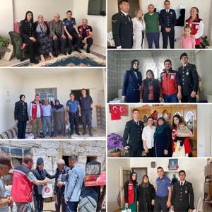 Kıymetli Şehit ailelerine ve Ve kıymetli Gazilerimize bayram ziyaretinde bulunuldu. - fotoğraf 2