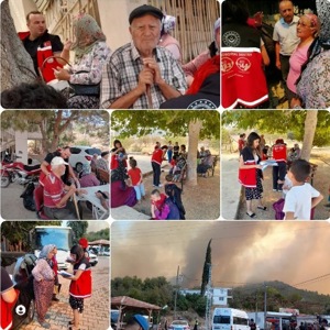 Gülnar İlçemiz'de Çıkan Orman Yangınından Etkilenen Vatandaşlarımıza Psikososyal Destek Vermek Üzere Ekiplerimiz Sahada - fotoğraf 1