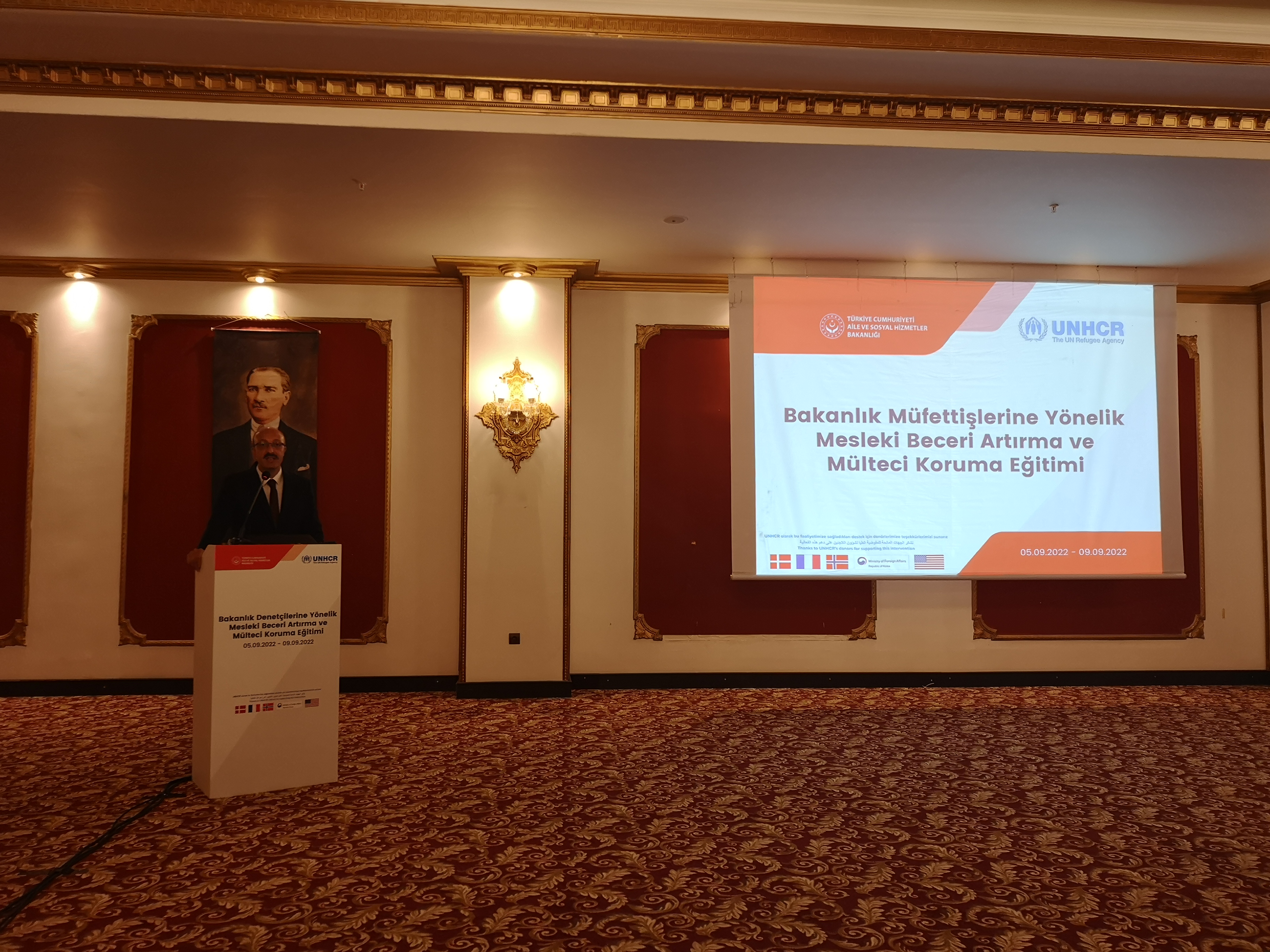 Başkanlığımız Müfettişlerine Yönelik Olarak Mesleki Beceri Artırma ve Mülteci Koruma Eğitim Programı Düzenlendi