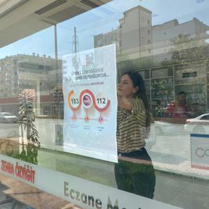 Mezitli SHM tarafından Kadına Yönelik Şiddetle Mücadele İl Eylem Planı kapsamında ilçede bulunan eczanelere “Şiddetle Mücadeleye İlişkin Farkındalık“ afişleri asılmıştır. - fotoğraf 3