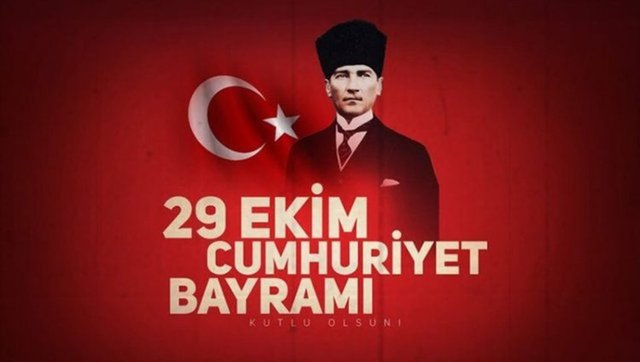 29 Ekim Cumhuriyet Bayramı Kutlu Olsun