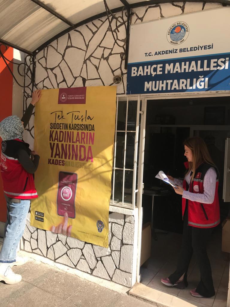 Akdeniz SHM Tarafınca KADES Uygulamasını Tanıtan Afişlerimiz Asılmaya Devam Ediyor - fotoğraf 3
