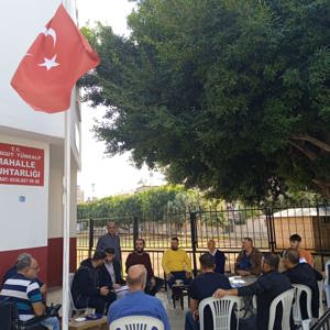 Toroslar SHM,Turgut Türkalp Mahallesi Muhtarlığında"Kadına Yönelik Şiddetle Mücadelede 5 Milyon Erkeğe Eğitim" kapsamında erkek vatandaşlarımıza eğitim düzenledi.  - fotoğraf 1