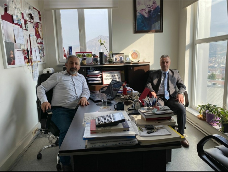İl Müdürümüz İbrahim BAŞ'tan Ünal KURT'a ziyaret.