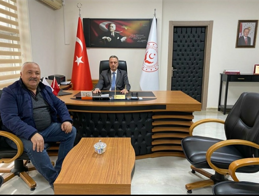 Şehidimizin kardeşi Necmettin ŞİŞMAN'dan İl Müdürümüze ziyaret