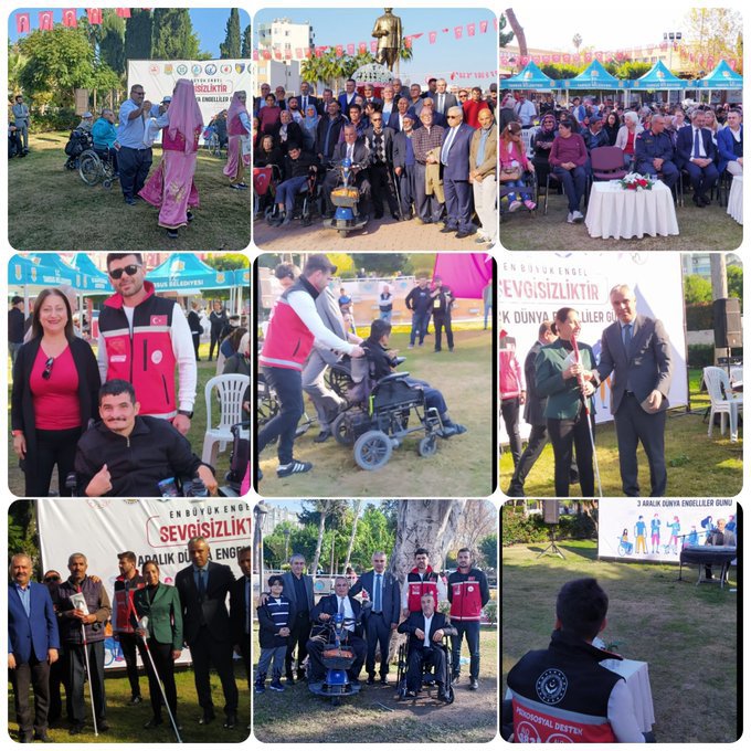 Tarsus SHM tarafından, ilçe kaymakamı,engelli dernekleri ve engelli vatandaşlarımızın katılımıyla #3AralıkDünyaEngellilerGünü farkındalık programı düzenlendi. - fotoğraf 1