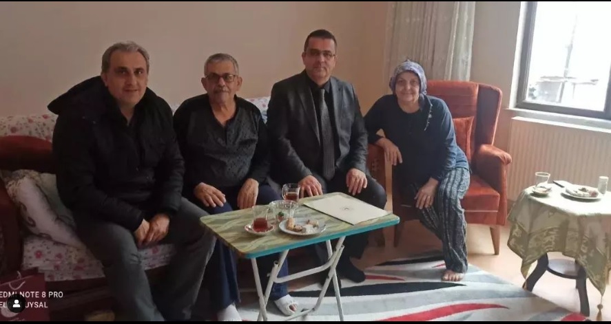 Kıbrıs gazimiz Şaban YOLCU'ya ziyaret.