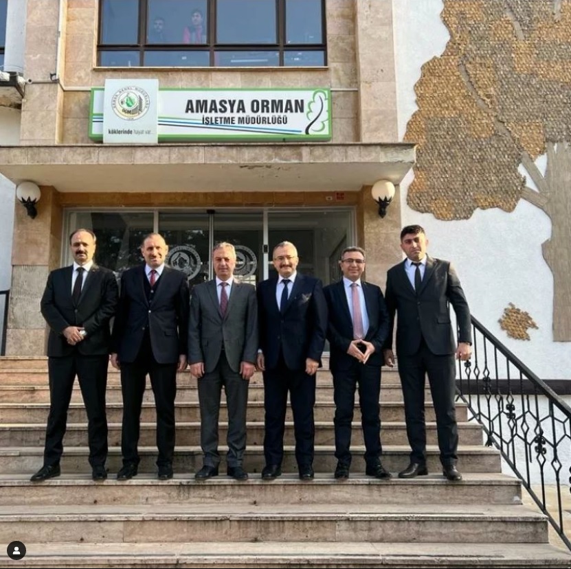 Amasya Orman İşletme Müdürlüğüne atanan İbrahim YILMAZER'i ziyaret.
