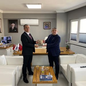 İl Müdürümüz Mustafa MODAOĞLU Giresun Askon Başkanı Yener TÜRK'ü İş Yerinde Ziyaret Etti - fotoğraf 1
