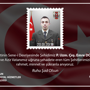 Şehit Piyade Uzman Çavuş Emre DORUK'un Şehadetinin Sene-i Devriyesi - fotoğraf 1
