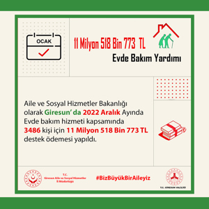 Giresun Aile ve Sosyal Hizmetler İl Müdürlüğü 2023 Ocak Ayı Faaliyetleri - fotoğraf 3