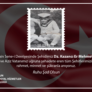 Şehit Dz. Kazancı Er Mehmet KAYA Şehadetinin Sene-i Devriyesi - fotoğraf 1