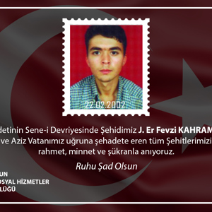 Şehit Jandarma Er Fevzi KAHRAMAN Şehadetinin Sene-i Devriyesi - fotoğraf 1