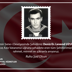 Şehit Deniz Er Levend UZUNÖNER Şehadetinin Sene-i Devriyesi - fotoğraf 1