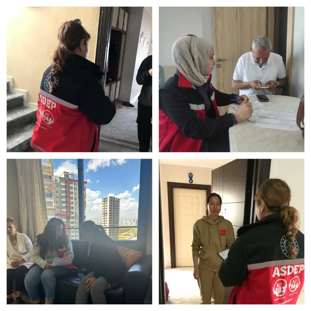 Uzman ekiplerimiz ile, depremden etkilenen ve ilimize yerleşen vatandaşlarımızı ziyaret ederek #PsikososyalDestek hizmeti sağladık.İlk andan itibaren tüm imkanlarımızla vatandaşlarımızın yanındayız. - fotoğraf 1