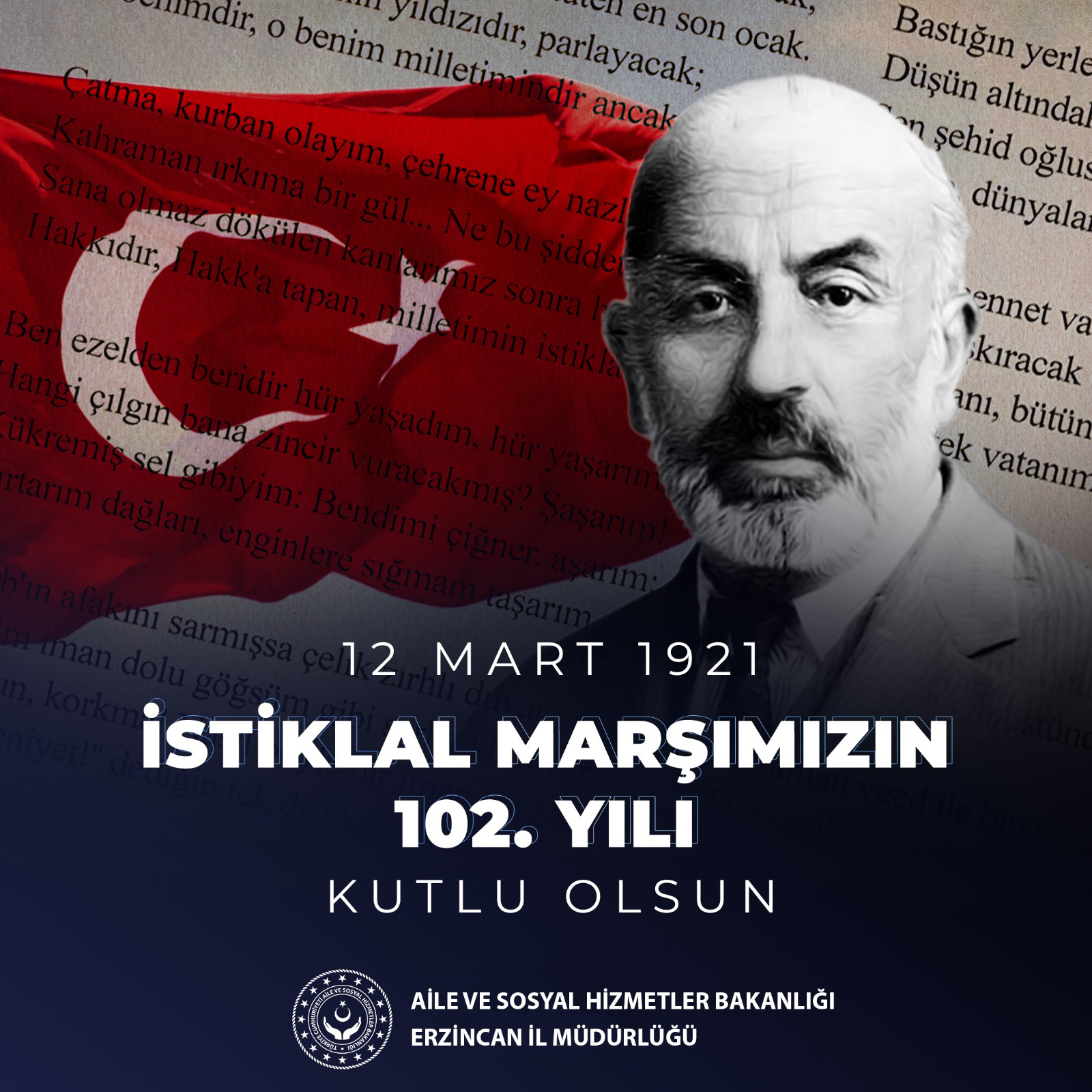 İl Müdürümüz Serdar Demirci’nin “12 Mart İstiklal Marşının Kabulü” Mesajı