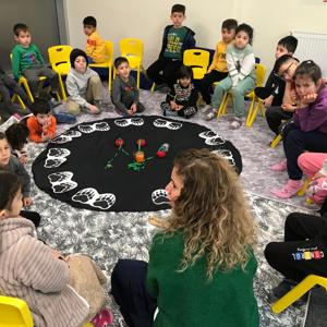 Depremden Etkilenen 5-10 Yaş Arasındaki Bireylere Psikososyal Destek Çalışması Yapıldı - fotoğraf 1