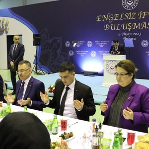 Vice President Mr.Oktay and Minister Derya Yanık attended the "Barrier-Free Iftar Meeting" - fotoğraf 1