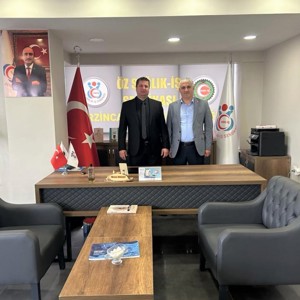 İl Müdürümüz Serdar Demirci’ den, Öz Sağlık ve Sosyal Hizmet İşçileri Sendikası Erzincan Şube Başkanı Metin Bulut’a ziyaret. - fotoğraf 1