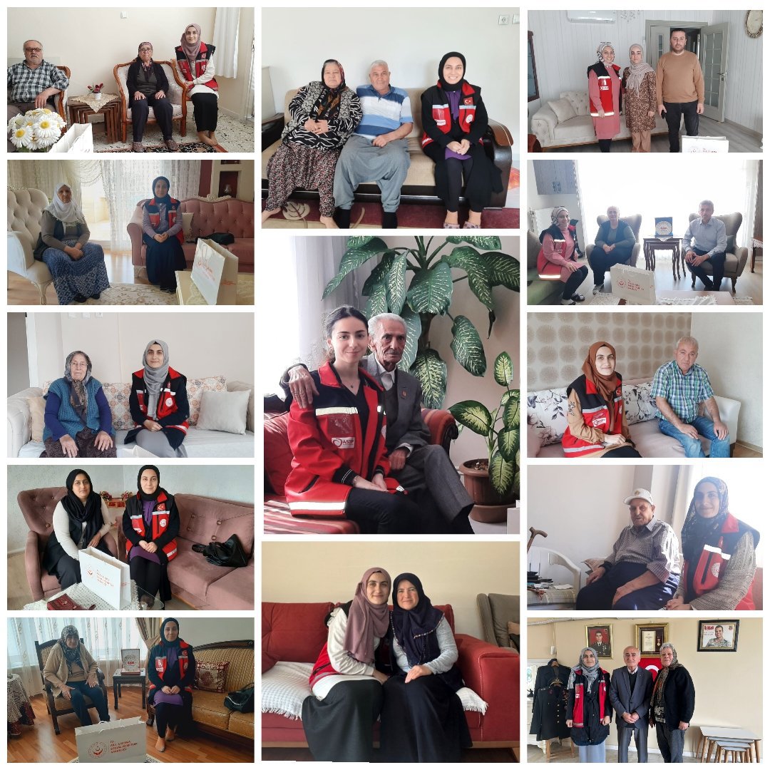 Bayramın ilk gününde  aziz şehitlerimizin baş tacı aileleri ve kahraman gazilerimizi ziyaret ederek bayramlaştık.  📍 Yenişehir  - fotoğraf 1