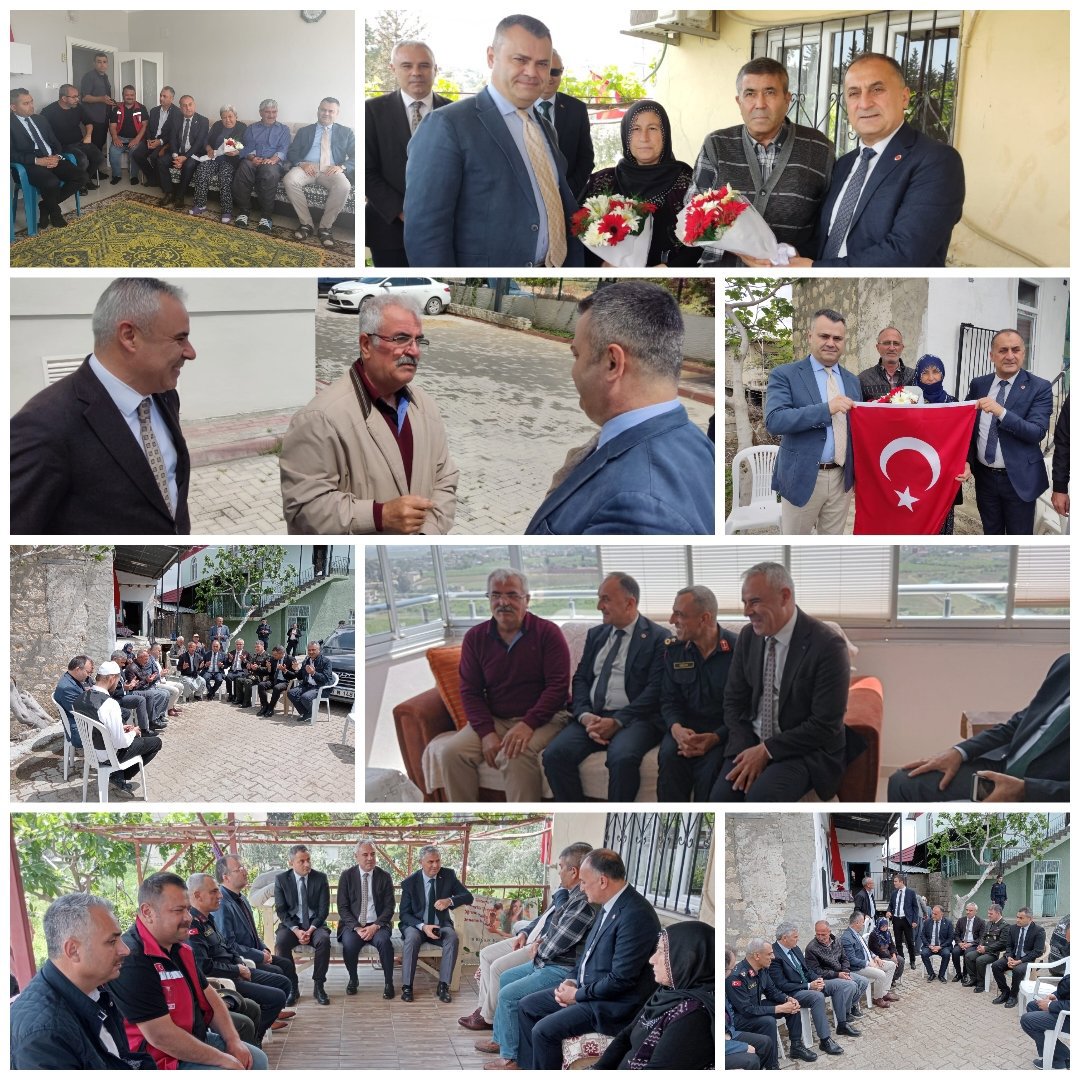 Bayramın ilk gününde  aziz şehitlerimizin baş tacı aileleri ve kahraman gazilerimizi ziyaret ederek bayramlaştık.  📍 Tarsus - fotoğraf 1