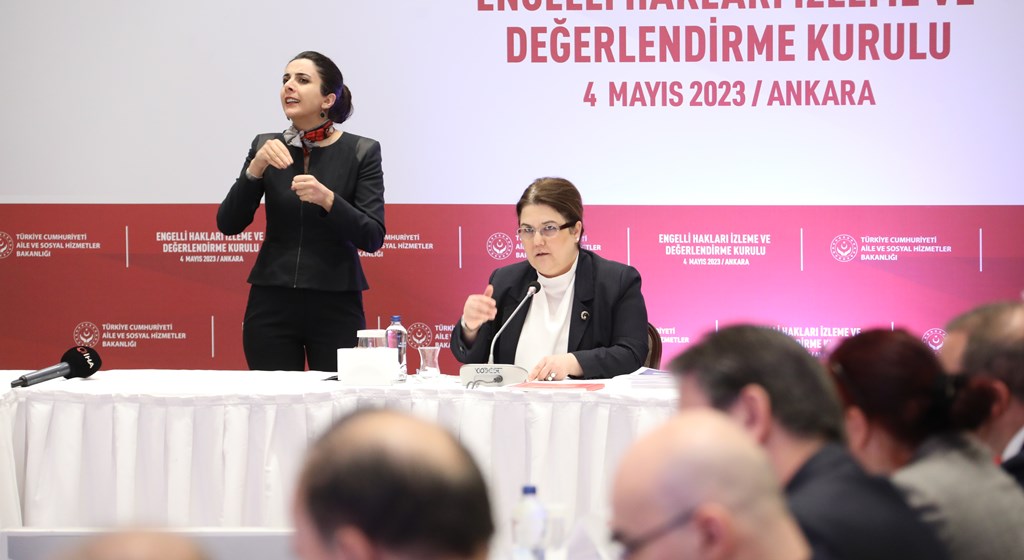 Bakanımız Derya Yanık 2023 Yılının İlk Engelli Hakları İzleme Ve Değerlendirme Kurulu Toplantısına Katıldı