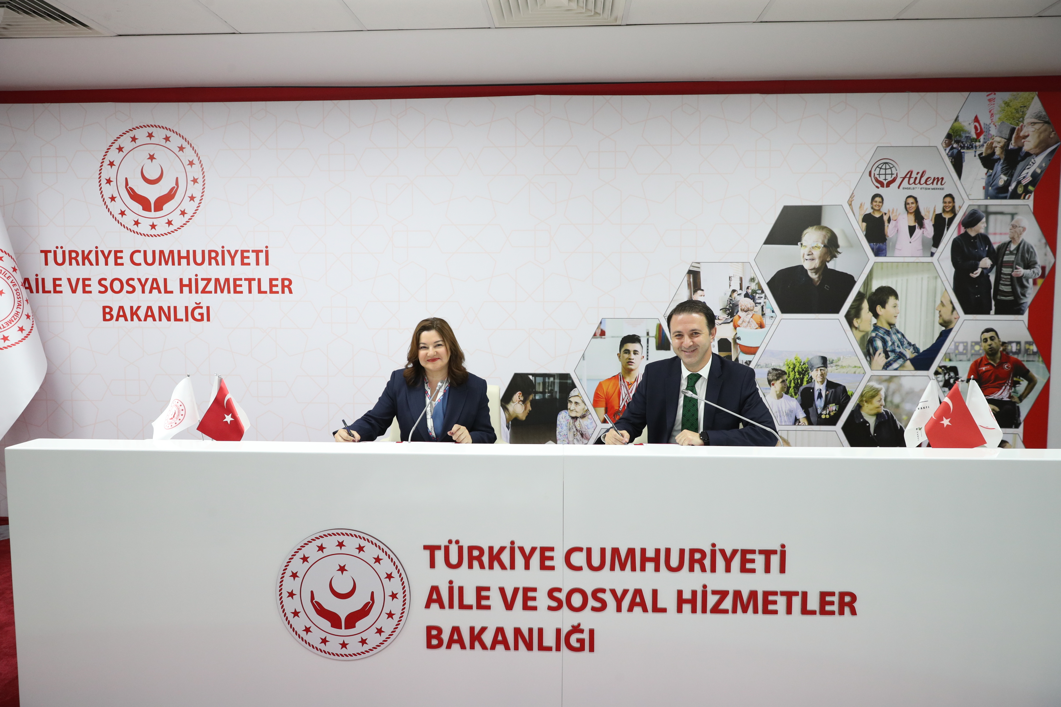 Aile ve Sosyal Hizmetler Bakanlığı İle AÇEV Arasında Depremzede Ailelere Yönelik İş Birliği