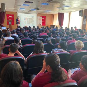 #MezitliSHM, Mezitli Ulaştırma Hizmetleri Mesleki ve Teknik Anadolu Lisesi öğrencilerine " Öfke kontrolü ve Akran Zorbalığı" konulu eğitim verdi. - fotoğraf 3