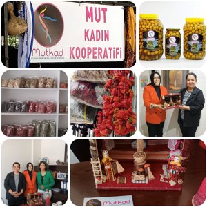Kadın hizmetleri birimimizle #MUTKAD Mut Kadın Kooperatifi'ni ziyaret ettik. Yöresel,doğal ürünleri ve el emeği göz nuru hediyelik eşyaları görülmeye değer.  - fotoğraf 1