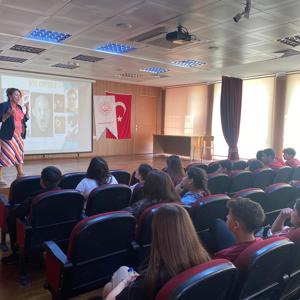 #MezitliSHM, Ulaştırma Hizmetleri Mesleki ve Teknik Anadolu Lisesi öğrencilerine "Öfke Kontrolü ve Akran Zorbalığı" eğitimi vermiştir. - fotoğraf 1