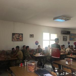 #TarsusSHM, 26. Mühimmat Bölük Komutanlığındaki askerlerimize ''Erken Yaşta Evlilik ve Kadına Yönelik Şiddetle Mücadele'' konularında eğitim verdi.  - fotoğraf 3