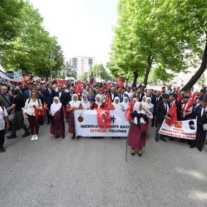95 Kilometrelik “Onurlu ve Gururlu Atatürk ve İstiklal Yolu Yürüyüşü” yapıldı. - fotoğraf 17