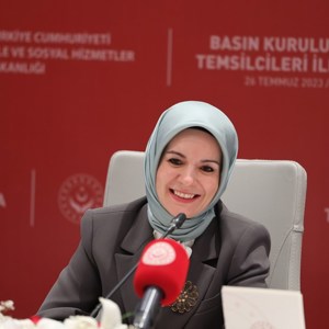 Minister of Family and Social Services Göktaş met with Media Representatives - fotoğraf 3