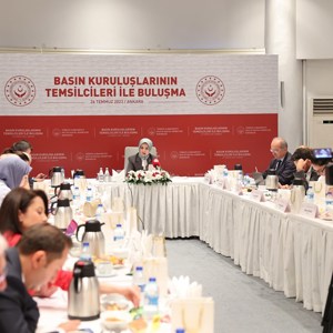 Minister of Family and Social Services Göktaş met with Media Representatives - fotoğraf 5