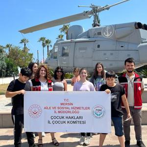 #YenişehirSHM, İl Müdürlüğümüz #ÇocukHakları Komite üyesi çocuklarımız ve #OkulDestekProjesi çocuklarımız ile Mersin Deniz ve Arkeoloji Müzesini ziyaret etti. - fotoğraf 2