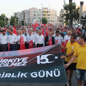 Vatandaşlarımız,il protokolü,çocuklarımız, personellerimiz ve Valimiz Sn.Ali Hamza Pehlivan'ın da katılımıyla #15TemmuzDemokrasiveMilliBirlikGünü yürüyüşü gerçekleştirdik - fotoğraf 2