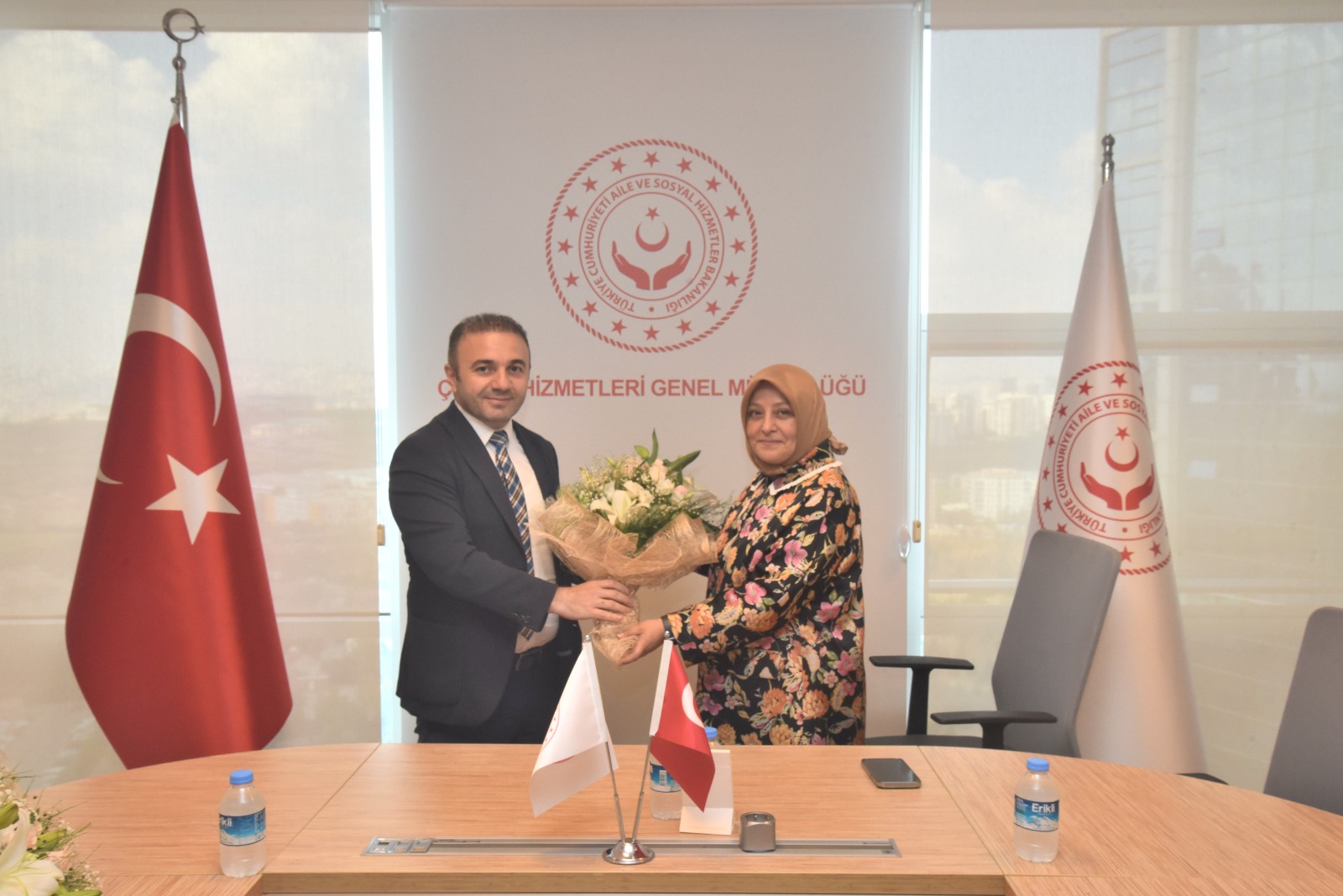 Çocuk Hizmetleri Genel Müdürlüğünde Devir Teslim Töreni Gerçekleştirildi.