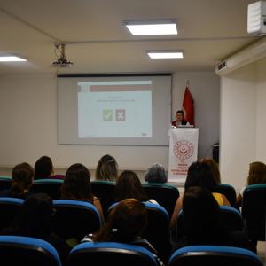 #MersinŞÖNİM, Mersin İş Kurumu (İŞKUR) İl Müdürlüğü kadın personellerine ''Kadına Yönelik Şiddetle Mücadele ve Erken Yaşta Zorla Evlilik'' eğitimlerini düzenledi. - fotoğraf 2