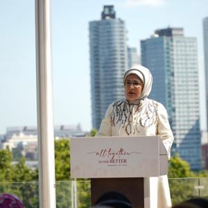 Emine Erdoğan Hanımefendi ve Bakanımız Mahinur Özdemir Göktaş, New York’ta Sosyal Refahın Adil Dağılımı Konulu Panele Katıldı - fotoğraf 2