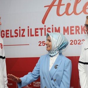 Minister of Family and Social Services Göktaş attended the "AİLEM Barrier-Free Communication Center Launch Ceremony" - fotoğraf 3