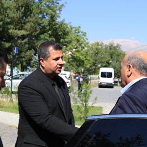 Erzincan Ak Parti Milletvekili Sayın Süleyman Karaman, Ak Parti İl Başkanı Sayın Mehmet Cavit Şireci ve Yönetim Kurulu Üyeleri İl Müdürümüz Sayın Serdar Demirci’yi  Ziyaret Ettiler. - fotoğraf 1