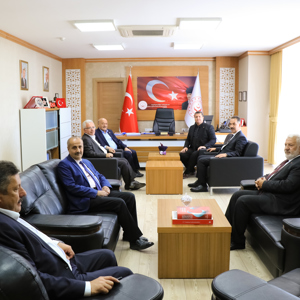 Erzincan Ak Parti Milletvekili Sayın Süleyman Karaman, Ak Parti İl Başkanı Sayın Mehmet Cavit Şireci ve Yönetim Kurulu Üyeleri İl Müdürümüz Sayın Serdar Demirci’yi  Ziyaret Ettiler. - fotoğraf 3