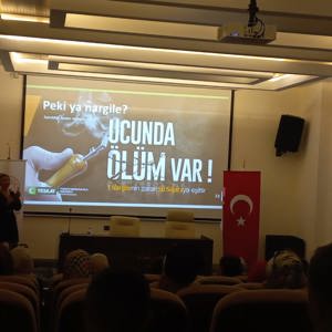 TBM Formatörümüz Gözde ÇETİNTAŞ, #MersinÇEKOM bakım personellerine ''Tütün Bağımlılığı'' konusunda eğitim verdi.  - fotoğraf 2