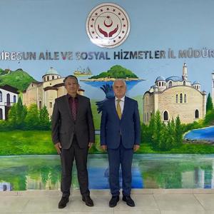 Giresun Milletvekilimiz Sayın Prof.Dr.Nazım ELMAS İl Müdürümüz Mustafa MODAOĞLU'nu ziyaret etti. - fotoğraf 1
